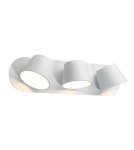 Kinkiety - Italux Kuola LED 18W 640lm 3000K Kinkiet Biały MB1350-3 WH - product 1