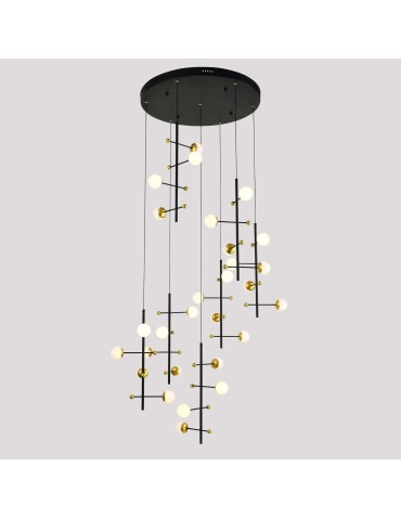 Italux Helmond LED 89W 4538lm 3000K Wisząca PND-43883-28