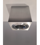 Oprawy sufitowe na wymienne źródło światła - Azzardo MINI ELOY ALUMINIUM 1xGU10 Natynkowa Aluminium AZ1754 - produkt 3