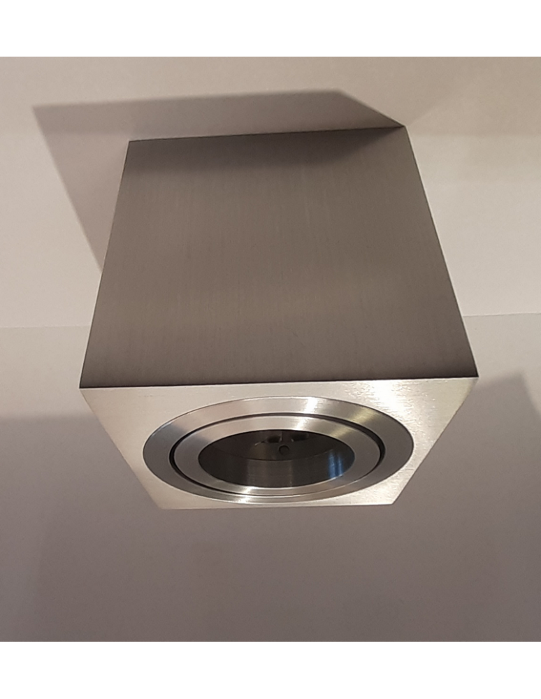 Azzardo MINI ELOY ALUMINIUM 1xGU10 Natynkowa Aluminium AZ1754