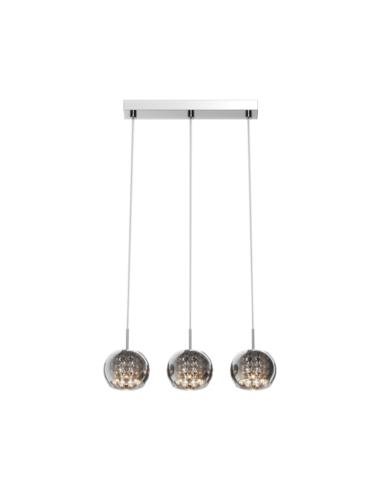 Lampy wiszące glamour - Zuma Line CRYSTAL P0076-03N-B5FZ Wisząca - produkt kolory-swiatla.pl 1