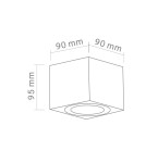 Oprawy sufitowe na wymienne źródło światła - Orlicki Design Lago Nero Sufitowa - product 3