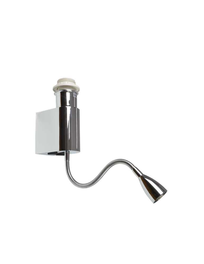 Azzardo AMADEO LAMPBODY E27+3W 1xLED Ramię z Bazą Montażową bez Abażuru Biały AZ2418