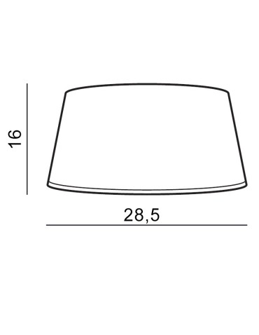 Azzardo AMADEO SHADE OVAL WHITE Abażur Biały AZ2421 - produkt 2