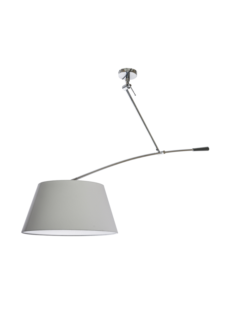 Lampy wiszące z abażurem - Azzardo BARCELONA LAMPBODY 1xE27 Wisząca/Ramię z Bazą Montażową bez Abażuru Chrom AZ2288 - product kolory-swiatla.pl 3