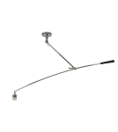 Lampy wiszące z abażurem - Azzardo BARCELONA LAMPBODY 1xE27 Wisząca/Ramię z Bazą Montażową bez Abażuru Chrom AZ2288 - product 1
