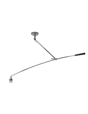 Azzardo BARCELONA LAMPBODY 1xE27 Wisząca/Ramię z Bazą Montażową bez Abażuru Chrom AZ2288