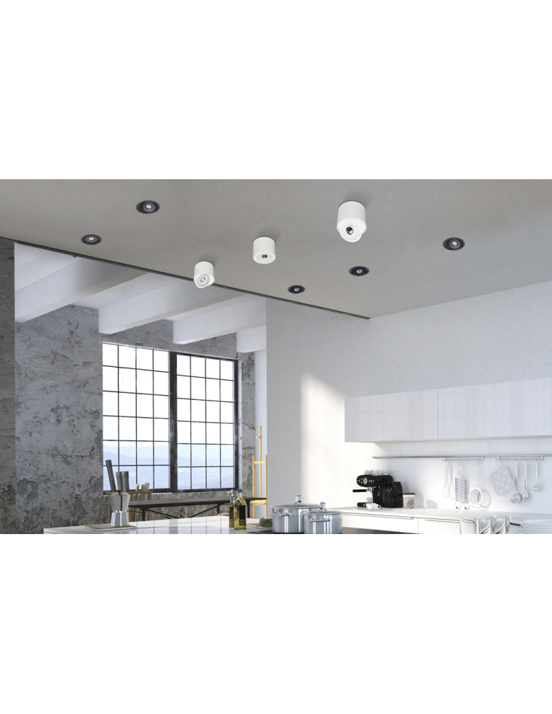 Azzardo BOSTON 1 ROUND WHITE 1xLED Natynkowa Biały AZ3471 Azzardo BOSTON 1 ROUND WHITE 1xLED Natynkowa Biały AZ3471