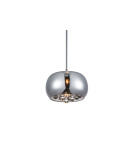 Lampy wiszące glamour - Azzardo BURN 1 1xG9 Wisząca Chrom AZ3082 - product 1
