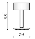 Podsufitki Przewody Oprawki - Azzardo EREBUS BASE ANGLE WHITE 1xGU10 Baza Sufitowa Wychylna Biały AZ3394 - product 2