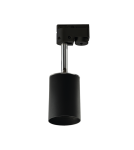 Lampy do szynoprzewodów 3 fazowych - Azzardo EREBUS TRACK BLACK 1xGU10 Reflektor Do Szynoprzewodu 3F Czarny AZ3391 - product 1