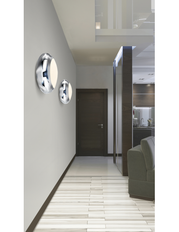 Azzardo GALA CHROM WALL 1xE27 Ścienna Chrom/Biały AZ0685 - produkt 2