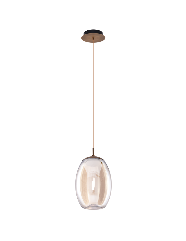 Azzardo HELENA B 1xLED Wisząca Szampański AZ3342 Azzardo HELENA B 1xLED Wisząca Szampański AZ3342