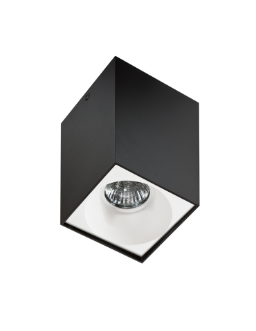 Azzardo HUGO BLACK 1xGU10 Natynkowa Czarny AZ0826