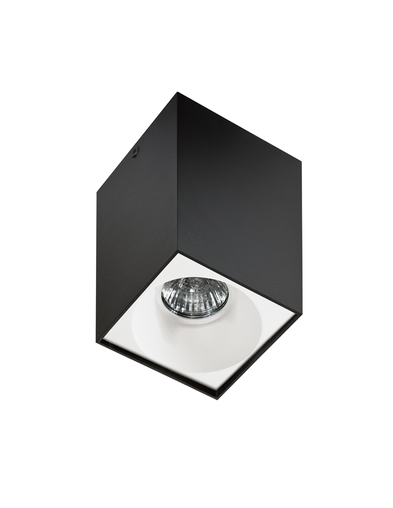Azzardo HUGO BLACK 1xGU10 Natynkowa Czarny AZ0826