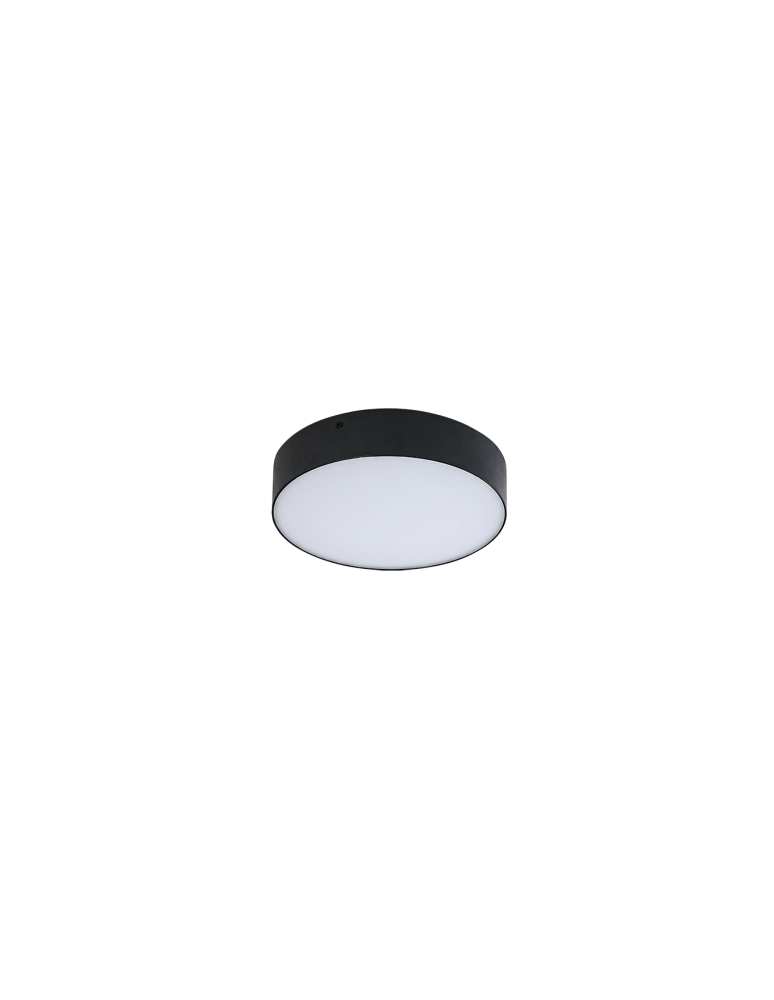 Azzardo MONZA II R 30 3000K BK 1xLED Sufitowa Czarny AZ3794