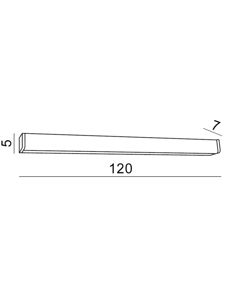 Azzardo PETER 120 3000K CHROME 1xLED Ścienna Chrom IP44 AZ2087 Azzardo PETER 120 3000K CHROME 1xLED Ścienna Chrom IP44 AZ2087
