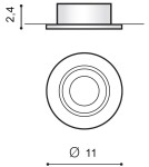 Azzardo REMO 1 DOWNLIGHT WHITE 1xGU10 Wpuszczana Biały AZ1731 Azzardo REMO 1 DOWNLIGHT WHITE 1xGU10 Wpuszczana Biały AZ1731