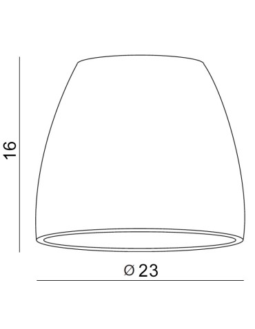 Azzardo SHADE ZA 23 ALU 1 Abażur Aluminium AZ2594 - produkt 2