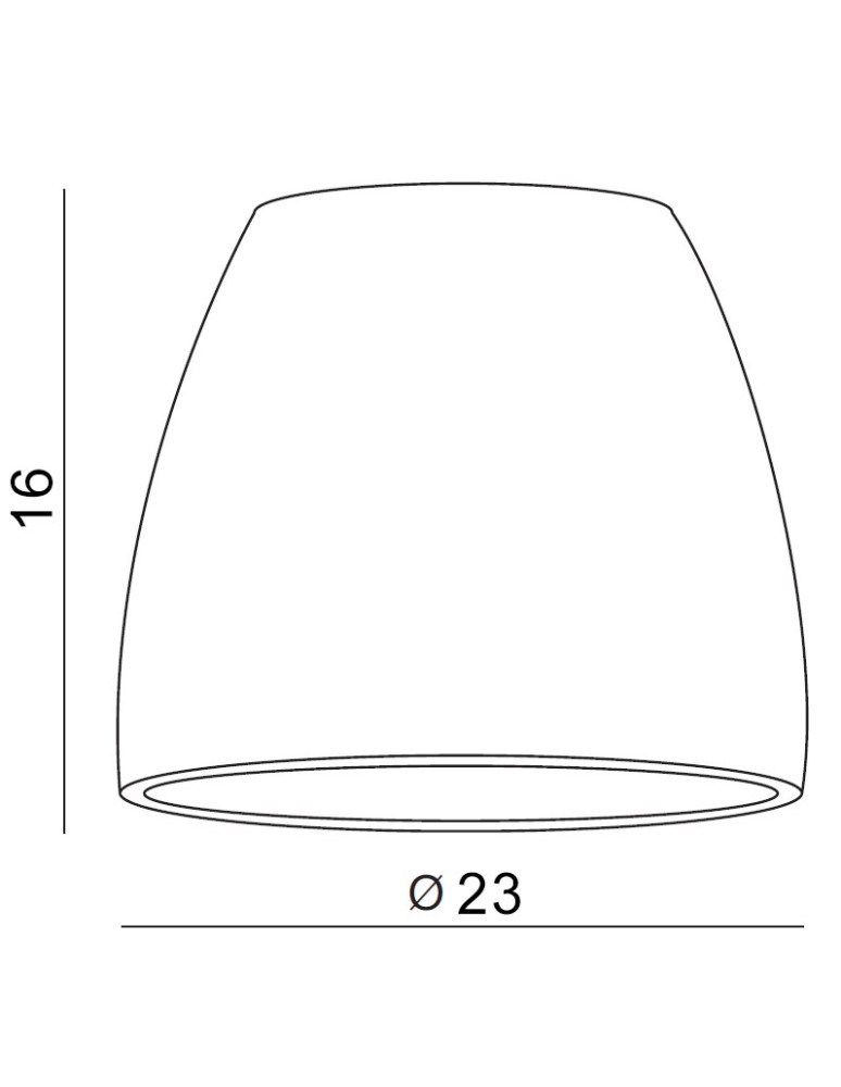 Azzardo SHADE ZA 23 ALU 1 Abażur Aluminium AZ2594 Azzardo SHADE ZA 23 ALU 1 Abażur Aluminium AZ2594