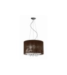 Lampy wiszące - Azzardo SIDNEY ROUND BROWN 7xG9 Wisząca Brązowy AZ0511 - product 1
