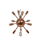 Azzardo SIRIUS LAMPBODY COPPER 12xG9 Baza Sufitowa Wisząca bez Prętów Klosza Miedź AZ2118 Azzardo SIRIUS LAMPBODY COPPER 12xG9 Baza Sufitowa Wisząca bez Prętów Klosza Miedź AZ2118