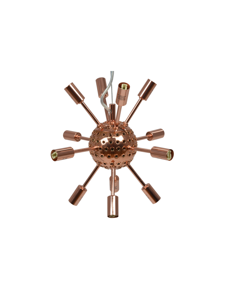 Azzardo SIRIUS LAMPBODY COPPER 12xG9 Baza Sufitowa Wisząca bez Prętów Klosza Miedź AZ2118 Azzardo SIRIUS LAMPBODY COPPER 12xG9 Baza Sufitowa Wisząca bez Prętów Klosza Miedź AZ2118