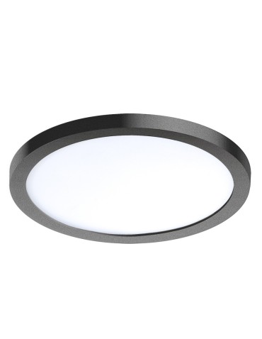 Azzardo SLIM 15 ROUND 3000K IP44 BLACK 1xLED Wpuszczana Czarny IP44 AZ2840