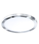 Lampy wpuszczane z kloszem hermetyczne - Azzardo SLIM 15 ROUND 3000K IP44 CHROME 1xLED Wpuszczana Chrom IP44 AZ2838 - product 1