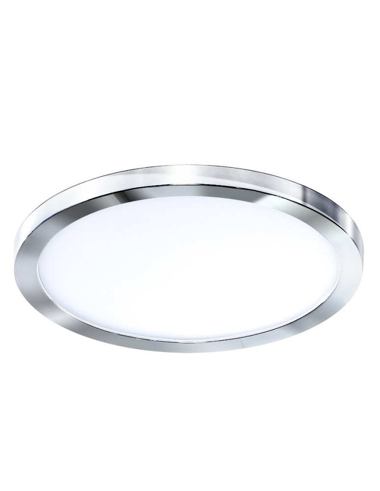 Azzardo SLIM 15 ROUND 3000K IP44 CHROME 1xLED Wpuszczana Chrom IP44 AZ2838