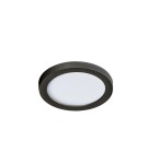 Lampy wpuszczane z kloszem hermetyczne - Azzardo SLIM 9 ROUND 3000K IP44 BLACK 1xLED Wpuszczana Czarny IP44 AZ2834 - product 1