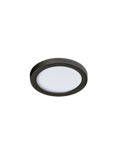 Azzardo SLIM 9 ROUND 3000K IP44 BLACK 1xLED Wpuszczana Czarny IP44 AZ2834