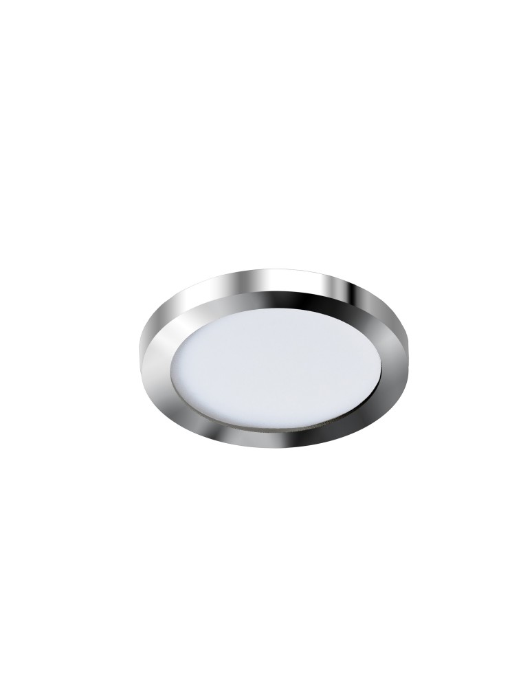 Azzardo SLIM 9 ROUND 3000K IP44 CHROME 1xLED Wpuszczana Chrom IP44 AZ2861
