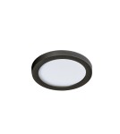 Lampy wpuszczane z kloszem hermetyczne - Azzardo SLIM 9 ROUND 4000K IP44 BLACK 1xLED Wpuszczana Czarny IP44 AZ2835 - product 1