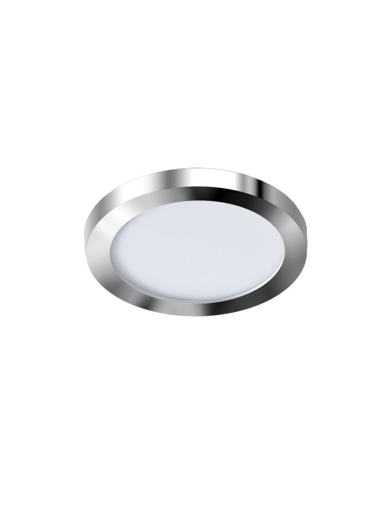 Azzardo SLIM 9 ROUND 4000K IP44 CHROME 1xLED Wpuszczana Chrom IP44 AZ2862