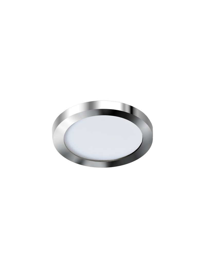 Azzardo SLIM 9 ROUND 4000K IP44 CHROME 1xLED Wpuszczana Chrom IP44 AZ2862
