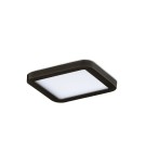 Lampy wpuszczane z kloszem hermetyczne - Azzardo SLIM 9 SQUARE 3000K IP44 BLACK 1xLED Wpuszczana Czarny IP44 AZ2833 - product 1