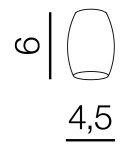 Azzardo TENTOR CHALICE BLACK 1 Abażur Czarny AZ3088 Azzardo TENTOR CHALICE BLACK 1 Abażur Czarny AZ3088