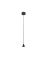 Azzardo TENTOR LAMPBODY BLACK 1xLED Baza Sufitowa z Przewodem i Źródłem Światła LED Czarny AZ3098