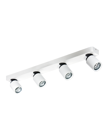 Azzardo TOMI 4 PR WHITE 4xGU10 Reflektor Sufitowy Biały/Szary AZ0665