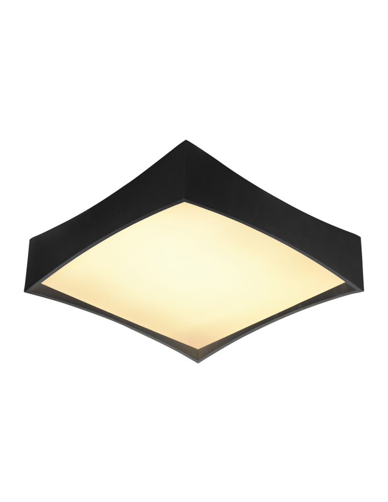 Azzardo VECCIO 40 BLACK 1xLED Sufitowa Czarny AZ2624