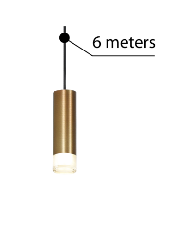 Azzardo ZIKO G9 6 METERS ANTIQUE 1xG9 Przewód z Oprawką bez Bazy Sufitowej Antyczny AZ3458 - product 2