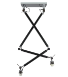 Azzardo ZYTA 2S LAMPBODY BLACK 2xE27 Wisząca/Ramię z Bazą Montażową bez Abażuru Czarny AZ1846 Azzardo ZYTA 2S LAMPBODY BLACK 2xE27 Wisząca/Ramię z Bazą Montażową bez Abażuru Czarny AZ1846