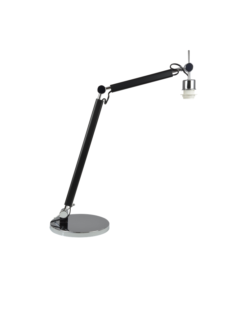 Azzardo ZYTA S TABLE LAMPBODY BLACK 1xE27 Baza Lampy Stołowej bez Abażuru Czarny AZ1848