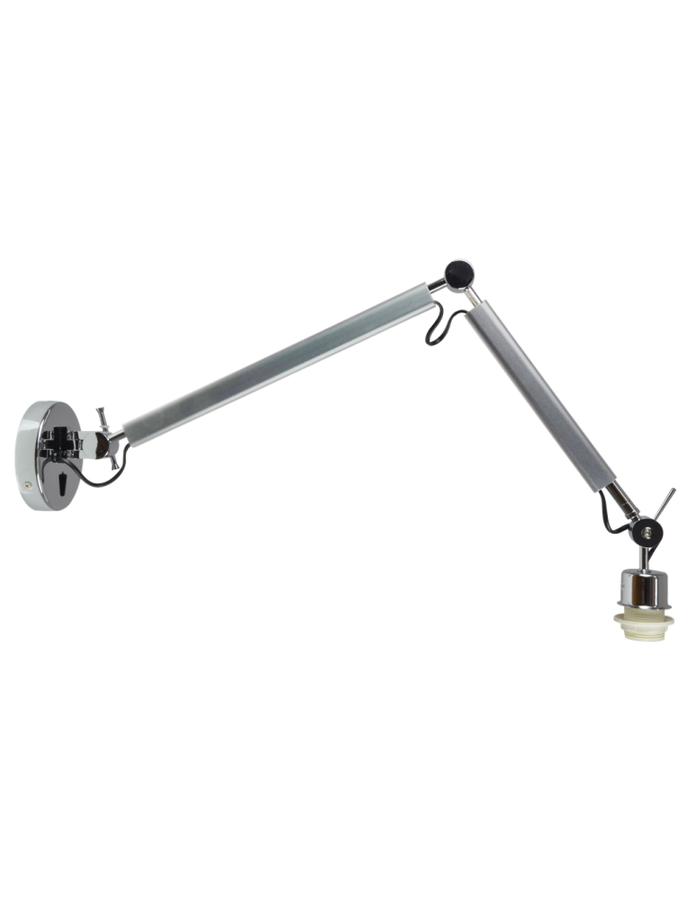 Azzardo ZYTA S WALL LAMPBODY ALU 1xE27 Ścienna/Ramię z Bazą Montażową bez Abażuru Aluminium AZ2295 Azzardo ZYTA S WALL LAMPBODY ALU 1xE27 Ścienna/Ramię z Bazą Montażową bez Abażuru Aluminium AZ2295
