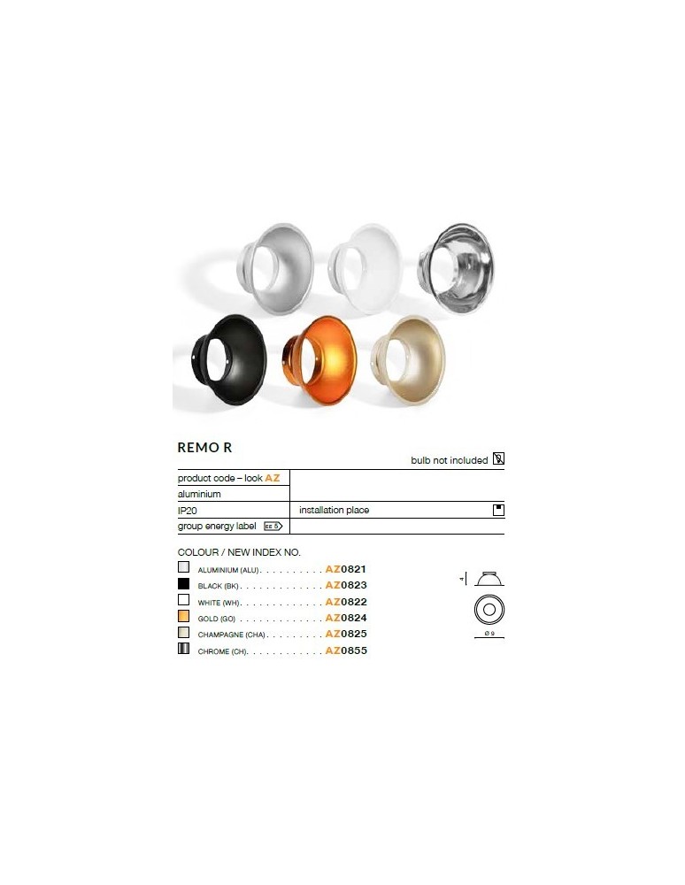 Azzardo REMO 1 DOWNLIGHT WHITE 1xGU10 Wpuszczana Biały AZ1731 Azzardo REMO 1 DOWNLIGHT WHITE 1xGU10 Wpuszczana Biały AZ1731