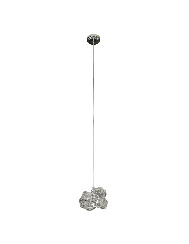 Lampy wiszące - Azzardo BARI 1 1xG9 Wisząca Przeźroczysty AZ2104 - produkt kolory-swiatla.pl 1