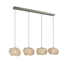 Lampy wiszące - Azzardo BARI 4 4xG9 Wisząca Przeźroczysty AZ2105 - produkt 1