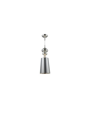 Azzardo BAROCO 1 SILVER PENDANT 1xE27 Wisząca Srebrny AZ0307