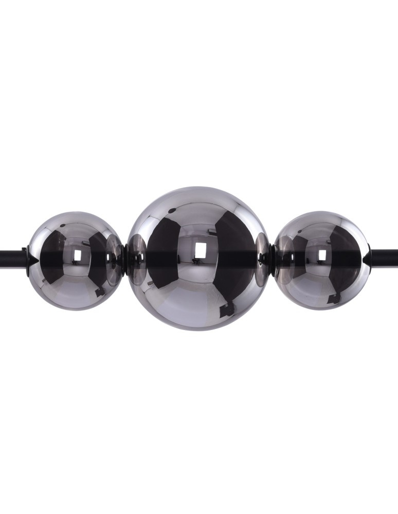 Lampy wiszące LED - Azzardo SANDRA 3 BLACK 1xLED Wisząca Czarny AZ3352 - product kolory-swiatla.pl 2